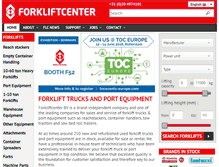 Tablet Screenshot of forkliftcenter.com